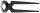 KNIPEX 50 00 210 SB Kneifzange schwarz atramentiert 210 mm