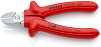 KNIPEX 70 07 160 Seitenschneider tauchisoliert, VDE-geprüft verchromt 160 mm