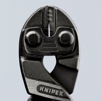 KNIPEX 71 31 250 SB CoBolt® XL Kompakt-Bolzenschneider mit Kunststoff überzogen schwarz atramentiert 250 mm