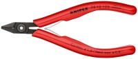 KNIPEX 75 12 125 Elektronik-Seitenschneider mit Kunststoff-Hüllen brüniert 125 mm