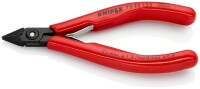 KNIPEX 75 22 125 Elektronik-Seitenschneider mit Kunststoff-Hüllen brüniert 125 mm