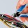 KNIPEX 79 02 125 S1 Präzisions-Elektronik-Seitenschneider z. B. zum Öffnen von Kunststoff-Kabelverbindern mit Mehrkomponenten-Hüllen brüniert 125 mm