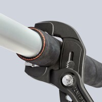 KNIPEX 85 51 250 C SB Schlauchschellenzange für Click-Schellen mit rutschhemmendem Kunststoff überzogen grau atramentiert 250 mm