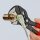 KNIPEX 86 01 180 SB Zangenschlüssel Zange und Schraubenschlüssel in einem Werkzeug mit Kunststoff überzogen schwarz atramentiert 180 mm