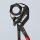 KNIPEX 86 01 250 SB Zangenschlüssel Zange und Schraubenschlüssel in einem Werkzeug mit rutschhemmendem Kunststoff überzogen schwarz atramentiert 250 mm