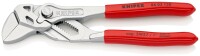 KNIPEX 86 03 150 SB Zangenschlüssel Zange und Schraubenschlüssel in einem Werkzeug mit Kunststoff überzogen verchromt 150 mm