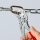 KNIPEX 86 03 180 SB Zangenschlüssel Zange und Schraubenschlüssel in einem Werkzeug mit Kunststoff überzogen verchromt 180 mm