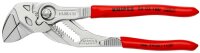 KNIPEX 86 03 180 Zangenschlüssel Zange und Schraubenschlüssel in einem Werkzeug mit Kunststoff überzogen verchromt 180 mm