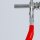 KNIPEX 86 43 250 Zangenschlüssel Zange und Schraubenschlüssel in einem Werkzeug mit Kunststoff überzogen verchromt 250 mm