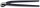 KNIPEX 91 00 200 SB Fliesenlochzange (Papageienschnabelzange) schwarz atramentiert 200 mm