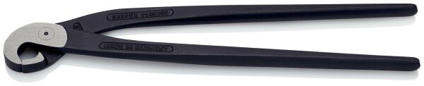 KNIPEX 91 00 200 Fliesenlochzange (Papageienschnabelzange) schwarz atramentiert 200 mm