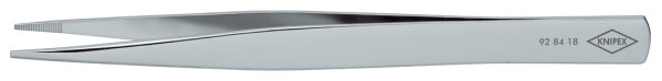 KNIPEX 92 84 18 Präzisions-Pinzette rechtwinklig abgestoßen 125 mm