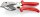KNIPEX 94 35 215 EAN Gehrungsschere für Kunststoff- und Gummiprofile mit Kunststoff-Hüllen verchromt 215 mm