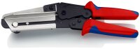 KNIPEX 95 02 21 Schere für Kunststoffe auch für Kabelkanäle mit Mehrkomponenten-Hüllen brüniert 275 mm