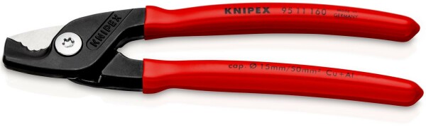 KNIPEX 95 11 160 SB StepCut mit Kunststoff überzogen brüniert 160 mm