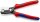 KNIPEX 95 12 200 Kabelschere mit Doppelschneide mit Comfort-Griffen brüniert 200 mm