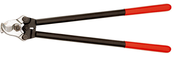 KNIPEX 95 21 600 Kabelschere für Zweihandbedienung mit Kunststoff-Hüllen 600 mm