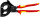 KNIPEX 95 36 315 A Kabelschneider (Ratschenprinzip) für stahlarmierte Kabel (SWA-Kabel) isoliert mit Mehrkomponenten-Hüllen, VDE-geprüft schwarz lackiert 315 mm