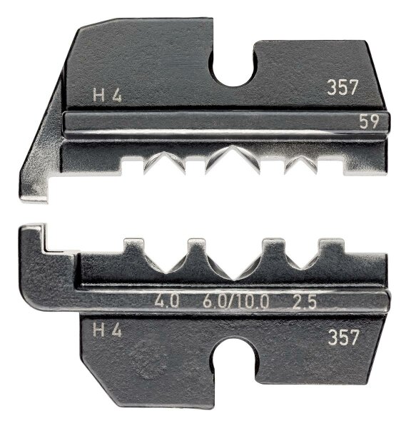 KNIPEX 97 49 59 Crimpeinsatz für Solar-Steckverbinder Helios H4 (Amphenol)