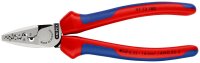 KNIPEX 97 72 180 Crimpzange für Aderendhülsen mit Mehrkomponenten-Hüllen 180 mm