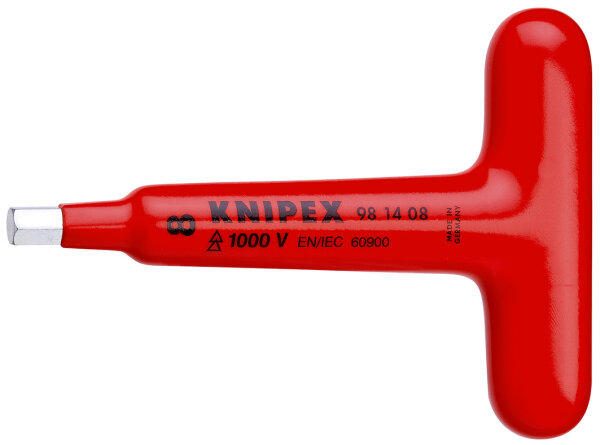 KNIPEX 98 14 06 Schraubendreher für Innensechskantschrauben mit T-Griff 120 mm