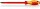 KNIPEX 98 25 04 Schraubendreher für Kreuzschlitzschrauben Pozidriv® isolierender Mehrkomponenten-Griff, VDE-geprüft brüniert 320 mm