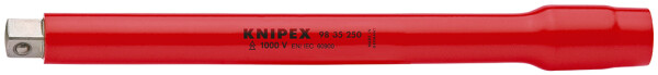 KNIPEX 98 35 250 Verlängerung mit Innen- / Außenvierkant 3/8" 250 mm