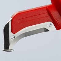 KNIPEX 98 55 Abmantelungsmesser mit Gleitschuh isoliert...