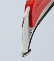 KNIPEX 98 55 Abmantelungsmesser mit Gleitschuh isoliert mit Mehrkomponenten-Hüllen, VDE-geprüft 180 mm