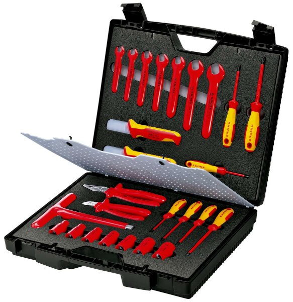 KNIPEX 98 99 12 Standardkoffer 26-teilig 385 mm