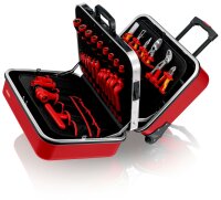 KNIPEX 98 99 15 Werkzeugkoffer "BIG Twin Move RED" Elektro Kompetenz 42-teilig 290 mm