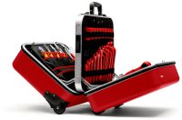 KNIPEX 98 99 15 Werkzeugkoffer "BIG Twin Move RED" Elektro Kompetenz 42-teilig 290 mm