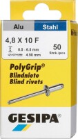 Mini-Pack PolyGrip Alu/Stahl 4,8 x 10 Gesipa