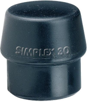 Schonhammerkopf SIMPLEX Gummi 60mm HALDER