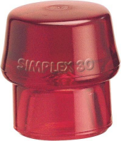 Schonhammerkopf SIMPLEX Plastik 30mm HALDER