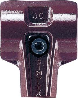 Schonhammergehäuse SIMPLEX Temperguss 30mm HALDER