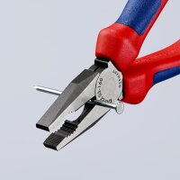 KNIPEX 03 02 160 Kombizange mit Mehrkomponenten-Hüllen schwarz atramentiert 160 mm