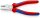 KNIPEX 03 05 200 SB Kombizange mit Comfort-Griffen verchromt 200 mm