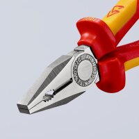 KNIPEX 03 06 200 Kombizange isoliert mit Mehrkomponenten-Hüllen, VDE-geprüft verchromt 200 mm