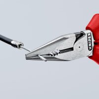 KNIPEX 08 22 145 Spitz-Kombizange mit Comfort-Griffen schwarz atramentiert 145 mm