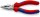 KNIPEX 08 22 145 Spitz-Kombizange mit Comfort-Griffen schwarz atramentiert 145 mm