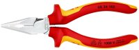 KNIPEX 08 26 145 SB Spitz-Kombizange isoliert mit Mehrkomponenten-Hüllen, VDE-geprüft verchromt 145 mm