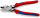 KNIPEX 09 02 240 Kraft-Kombizange "Linemans Pliers" amerikanisches Modell mit Mehrkomponenten-Hüllen schwarz atramentiert 240 mm