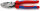 KNIPEX 09 12 240 SB Kraft-Kombizange "Linemans Pliers" amerikanisches Modell mit Comfort-Griffen schwarz atramentiert 240 mm