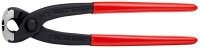 KNIPEX 10 99 I220 SB Ohrklemmenzange mit Kunststoff überzogen schwarz atramentiert 220 mm (SB-Karte/Blister)