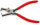 KNIPEX 11 01 160 SB Abisolierzange mit Öffnungsfeder, universal mit Kunststoff überzogen schwarz atramentiert 160 mm (SB-Karte/Blister)