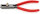 KNIPEX 11 01 160 Abisolierzange mit Öffnungsfeder, universal mit Kunststoff überzogen schwarz atramentiert 160 mm