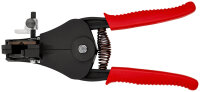 KNIPEX 12 11 180 EAN Abisolierzange mit Formmessern mit Kunststoff-Griffhüllen schwarz lackiert 180 mm