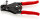 KNIPEX 12 11 180 EAN Abisolierzange mit Formmessern mit Kunststoff-Griffhüllen schwarz lackiert 180 mm