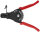 KNIPEX 12 11 180 Abisolierzange mit Formmessern mit Kunststoff-Griffhüllen schwarz lackiert 180 mm